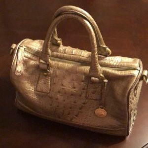 Brahmin Ginny Barrel Bag Pewter